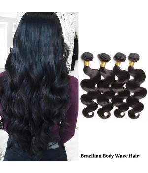 DHL Free Shipping Cheap Price Virgin Brazilian Body Wave Hair 4 Bundle Deals